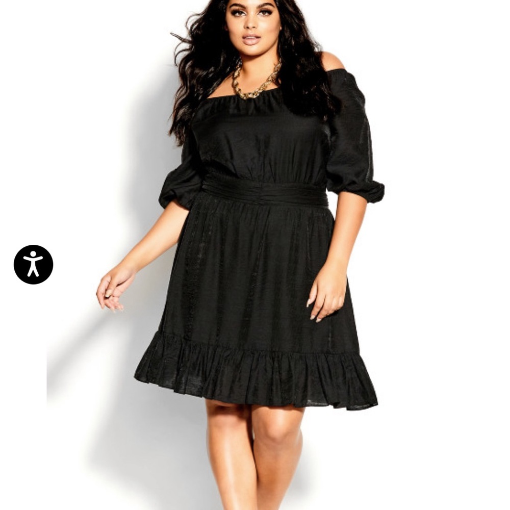 Black open back with bow tie